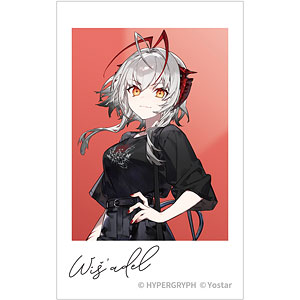 アークナイツ ウィシャデル ショッピングver. インスタントカメラ風イラストカード