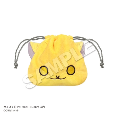【グッズ-巾着】Chilla's Art ぬいぐるみ巾着 チラリン【再販】
