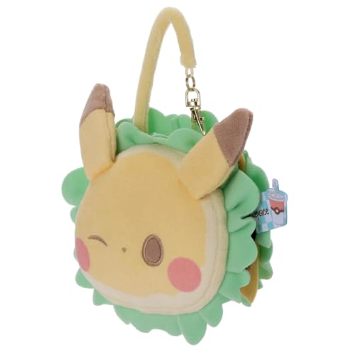 タカラトミーアーツ(TAKARATOMY A.R.T.S) ポケットモンスター ポケピース ぬいぐるみミラー (ハンバーガー風) ピカチュウ 幅 約14cm