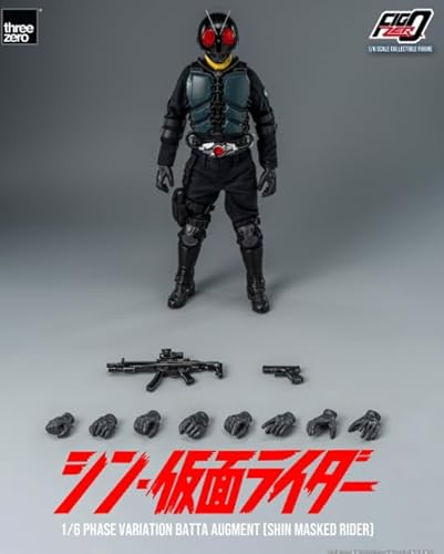 [AC]Threezero 1/6 新仮面ライダー イナゴ怪人 3Z06770W0 可動 アクションフィギュア ヘット 素体 衣装 アクセサリー フルセット