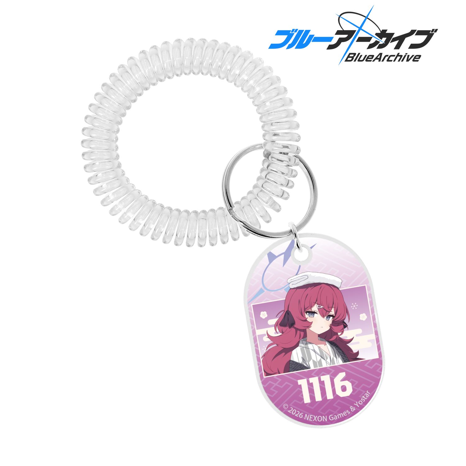 ブルーアーカイブ_イロハ ロッカーキー風アクリルキーホルダー