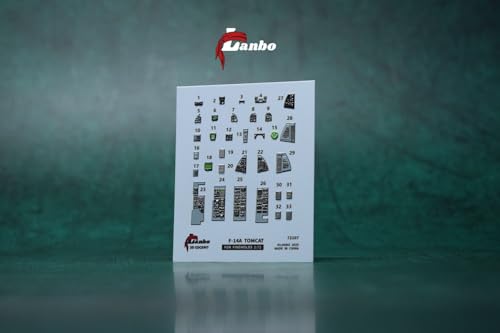 ランボモデルズ 1/72 F-14A 内装3Dデカール (ファインモールド用) プラモデル用デカール LNB72107 (飛行機)