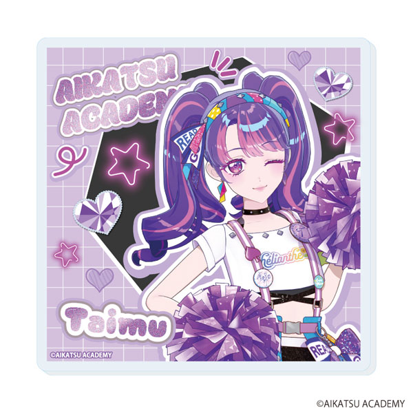 アクリルコースター「アイカツアカデミー！」04/凛堂たいむ チアver.(撮り下ろし)
