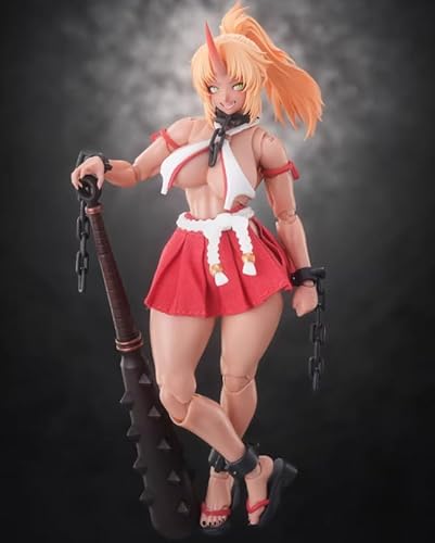 蝸之殻 SNAIL SHELL 鬼巫女 次女 紅葉 RPGEX-08 1/12スケール 可動 アクション フィギュア