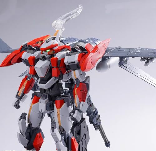 1/35スケールフルメタル・パニック ARX-8 レーバテイン プラモデルキット 機甲 可動 ロボットXL-3 大型ブースター付属 ライト内蔵 アクションモデルフィギュアプレゼント全高約25cm・翼幅46.5cm 組み立て可動フィギュア プラキット 置物おもちゃ [並行輸入品]