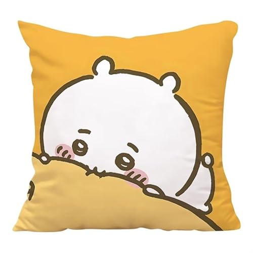 ちいかわ 抱き枕 両面印刷 なんか小さくてかわいいやつ ハチワレ うさぎ モモンガ ラッコ くりまんじゅう COSPLAY コスプレ小物 萌えグッズ クッション ぬいぐるみ おもちゃ かわいい 45*45cm