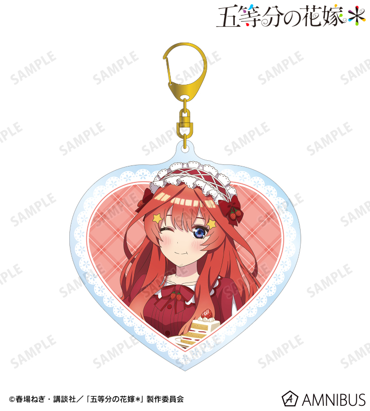 描き下ろし 中野五月 ショートケーキイメージコーデver. BIGアクリルキーホルダー