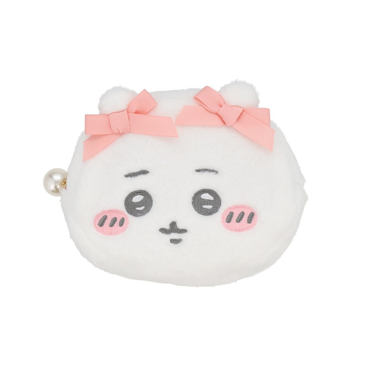 ちいかわ ダイカットフェイスポーチ（ちいかわリボン）