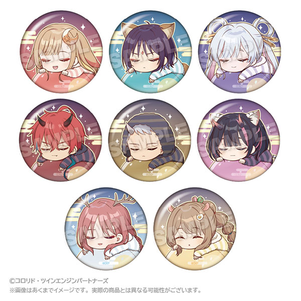 超かぐや姫! ふわみんトレーディング缶バッジ 8個入りBOX