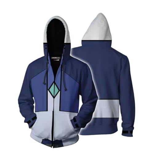 SHIGEY(ヒギー) 機動戦士ガンダム パーカー 長袖 上着 コスプレ衣装 柔らかい フード付き服 運動パーカー トップス スポーツウエア おしゃれ 3Dプリント 漫画服 記念シャツ 日常服 通勤通学男女兼用 (色3,4XL-通常の厚さ) [並行輸入品]