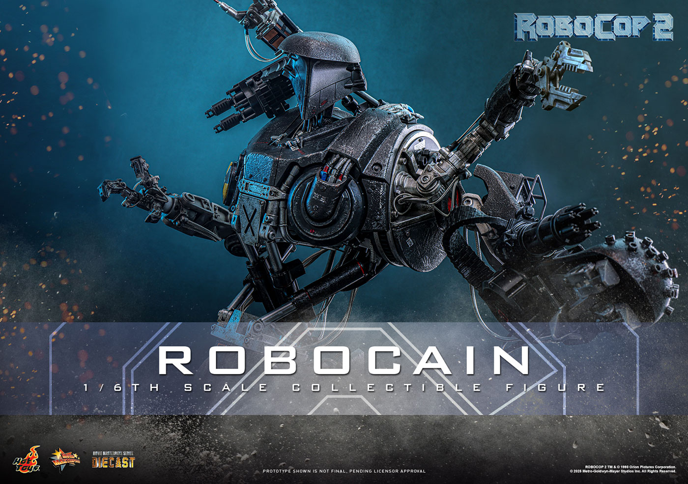 ムービー・マスターピース DIECAST『ロボコップ2』1/6 ロボケイン※延期・前倒し可能性大