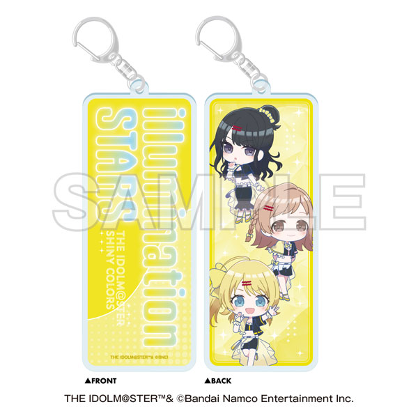 NTTドコモ×アイドルマスター シャイニーカラーズ 両面ユニットキーホルダー 283プロ イルミネーションスターズ