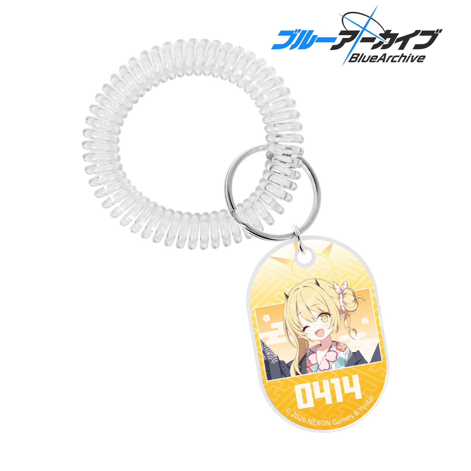 ブルーアーカイブ_イブキ ロッカーキー風アクリルキーホルダー