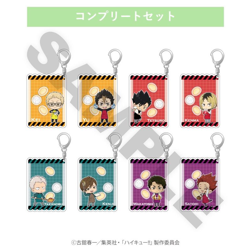 「2月下旬頃以降発送」ハイキュー!!×オールハーツ・カンパニー 第二弾 トレーディングしゃかしゃかキーホルダーＢ コンプリートセット