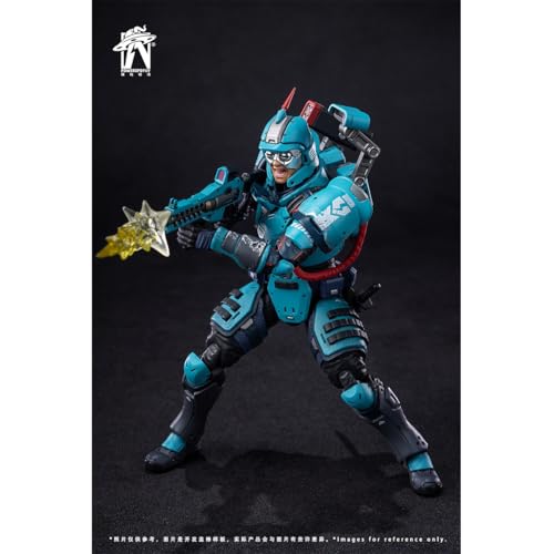 HiPlay Powerspotoy 1/12 Xpedion 異星戦域 模玩秘境 銀閃特殊戦術部隊 戦術兵 通常版 可動フィギュア 塗装済み 完成品