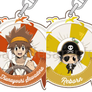 「家庭教師ヒットマンREBORN！」描き下ろし パイレーツ衣装 トレーディングアクリルキーホルダー 6個入りBOX