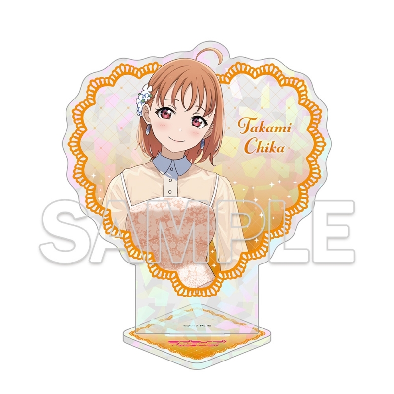 『ラブライブ！サンシャイン!!』ハート型アクリルスタンド Aqours 千歌