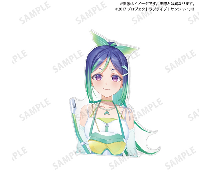 ラブライブ！サンシャイン!! 浦の星女学院購買部 バストアップアクリルスタンド 松浦果南