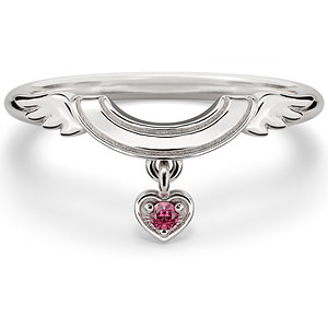 【限定販売】New PANTY ＆ STOCKING with GARTERBELT モチーフリング パンティ シルバー 15号