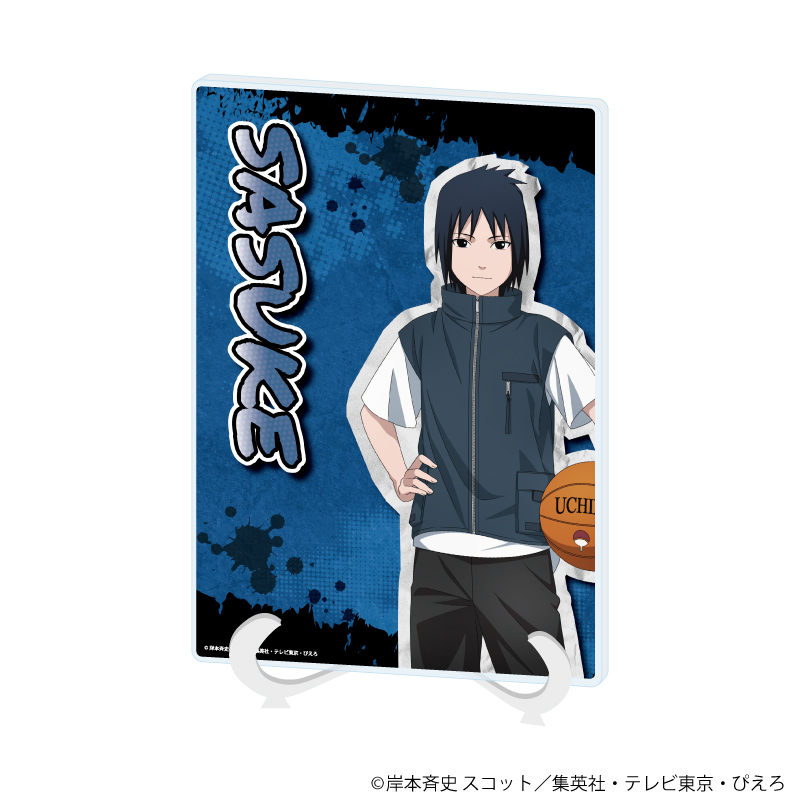 アクリルアートボード(A5サイズ)「NARUTO-ナルト- 疾風伝」04/うちはサスケ ストリートファッションver.(描き下ろしイラスト)