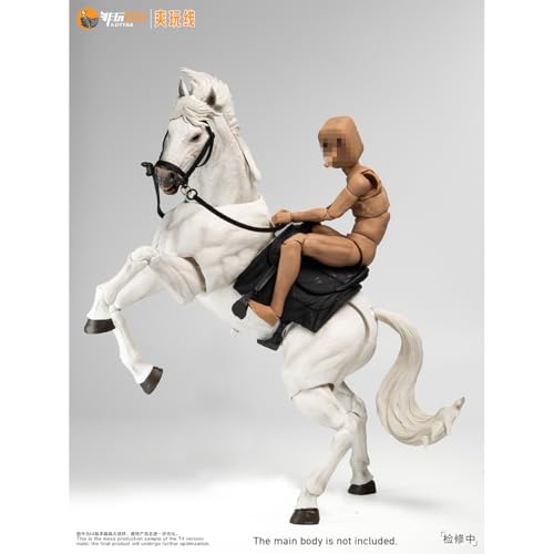 HiPlay 非玩玩具 NOTTAA 1/12 爽玩線 馬 ホワイト エレガント版 可動フィギュア 塗装済み 完成品