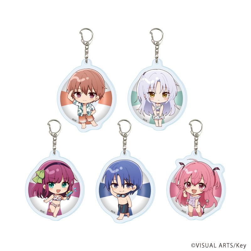 アクリルキーホルダー「Angel Beats!&Charlotte」02/コンプリートセット(全5種)An(ミニキャライラスト)
