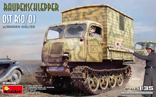 ミニアート 1/35 ラウペンシュレッパーOST RSO/01 w/木製シェルター プラモデル MA53048 (軍用車両)