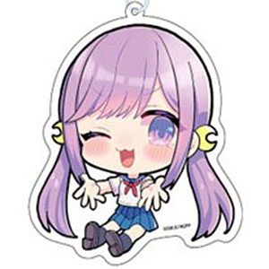 幼馴染とはラブコメにならない ぺたん娘アクリルキーホルダー 月見るな(制服)