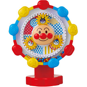 ~脳を育む~ビーズがシャラン♪ どこでもピタッとくるくるアンパンマン