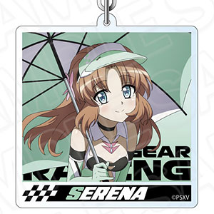 戦姫絶唱シンフォギアXV ホログラムアクリルキーホルダー セレナ・カデンツァヴナ・イヴ SYMPHOGEAR RACING ver.