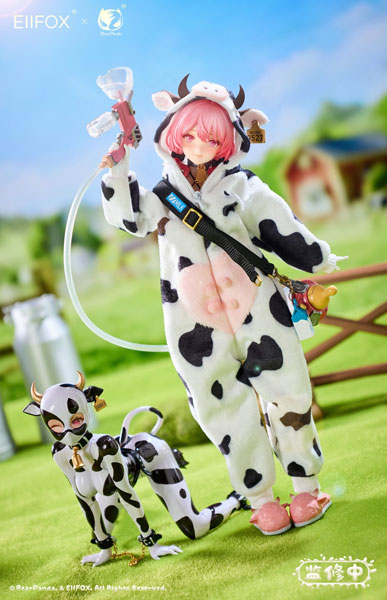 【特典】Eiifox＆BearPanda 乳牛 MOMO 1/8 完成品アクションフィギュア