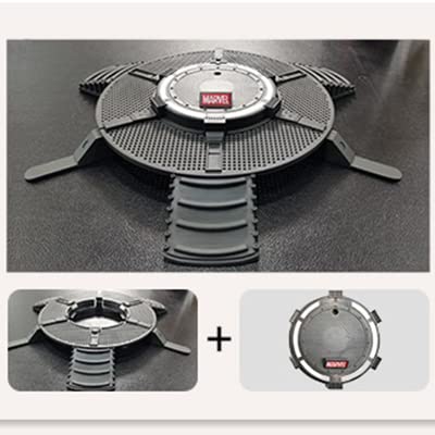 「愛玩具」ZDTOYS 中動玩具 ディスプレイ 台座 展示用 発光可能 1/10 MARVEL IRON MAN マーベル アイアンマン [並行輸入品] (ディスプレイ 台座)