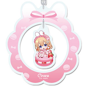 「ご注文はうさぎですか? BLOOM」 ぷちちょこゆらゆらアクリルキーホルダー ココア マカロンver.