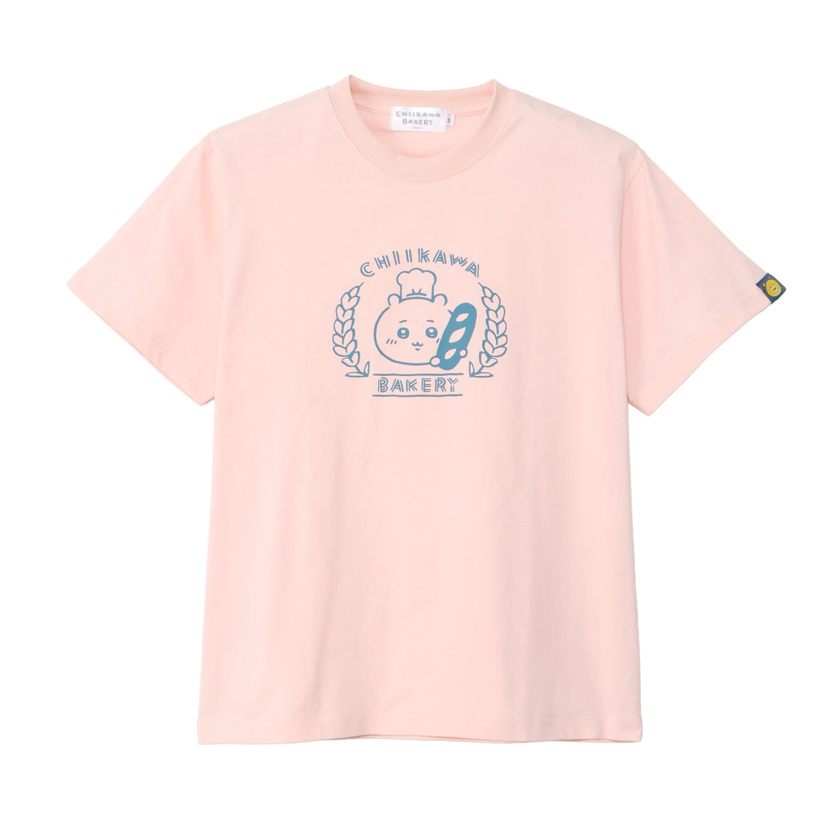 ちいかわ ちいかわベーカリー Tシャツ ロゴ ピンク