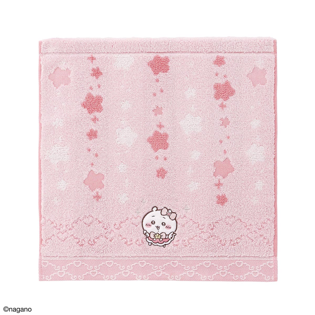 ちいかわ まじかるちいかわ ウォッシュタオル(なんかむちゃまじかる・ピンク)