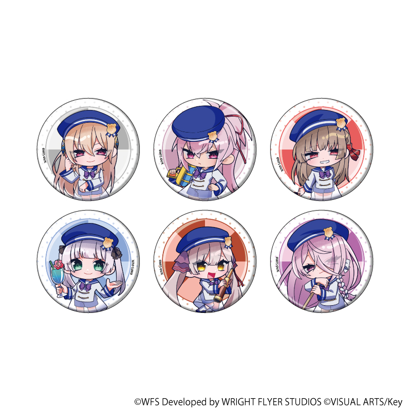 ヘブンバーンズレッド_缶バッジ40/コンプリートセット(全6種) 第30G部隊(ミニキャライラスト)【コンプリートセット/6個入り】