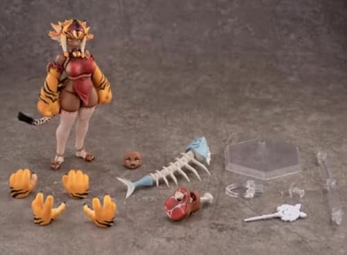 蝸之殼Snail Shell(スネイルシェル) RPG-04 タイガーガール ガル 1/12スケール 約150mm PVC&ABS&POM&合金製 塗装済み完成品アクションフィギュア