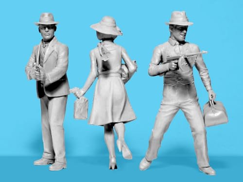 ICM 1/24 ギャングスター 3体セット 24054