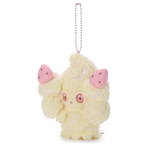 タカラトミーアーツ(TAKARATOMY A.R.T.S) ポケットモンスター ポケピース ぬいぐるみ ボールチェーンマスコット マホイップ 幅 約9.5cm