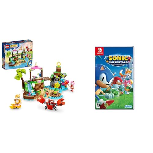 【セット買い】ソニックスーパースターズ【予約特典】DLC（レゴエッグマンスキン） 同梱 - Switch + レゴ(LEGO) ソニック・ザ・ヘッジホッグ エミーのどうぶつレスキュー島 76992