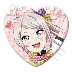 『ラブライブ！虹ヶ咲学園スクールアイドル同好会』 ハート型缶バッジ L(鐘嵐珠)