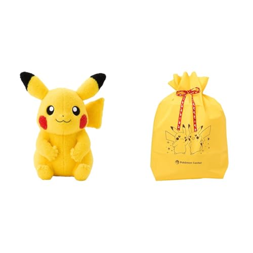 ポケモンセンターオリジナル クラシックボアぬいぐるみ ピカチュウ+ギフトラッピング袋