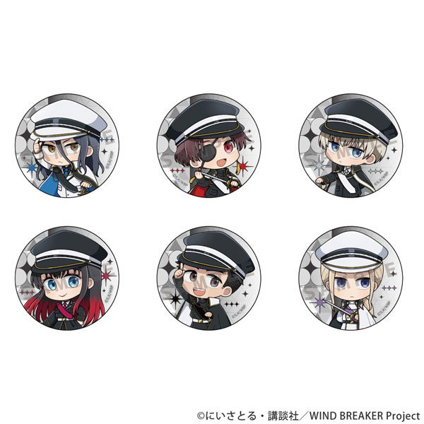 [WIND BREAKER]トレーディング缶バッジ(ミリタリーコーデ/ver.B) 6個入りBOX