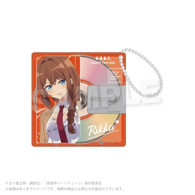 【グッズ-キーホルダー】真夜中ハートチューン ディスク風アクリルキーホルダー 雨宿りver. 井ノ華 六花【再販】