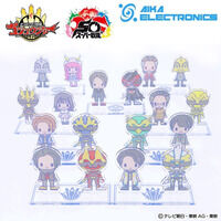 ナンバーワン戦隊ゴジュウジャー×AIKA ELECTRONICS(アイカエレクトロニクス) アクリルスタンド全9種