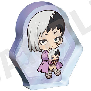 「Dr.STONE」 だっこシリーズ ミニアクリルブロック(あさぎりゲン)