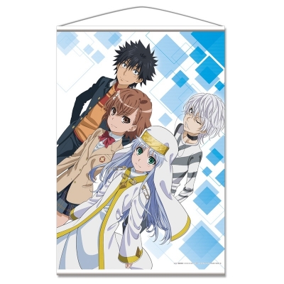【グッズ-タペストリー】とある魔術の禁書目録III B2タペストリーC［上条当麻&インデックス&御坂美琴&アクセラレータ］【再販】