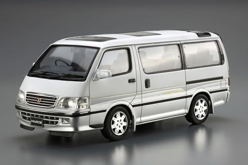 青島文化教材社(AOSHIMA) ザ☆モデルカーNo.133 1/24 トヨタ KZH100G ハイエーススーパーカスタムG '99 プラモデル