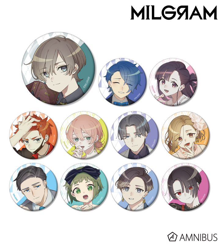 描き下ろしイラスト トレーディング缶バッジ