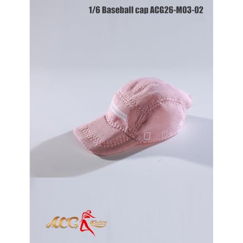 HiPlay JIAOUDOLL 1/6 ベースボールキャップ ACG26-M03-02C ピンク フィギュア用 アクセサリー 付属品